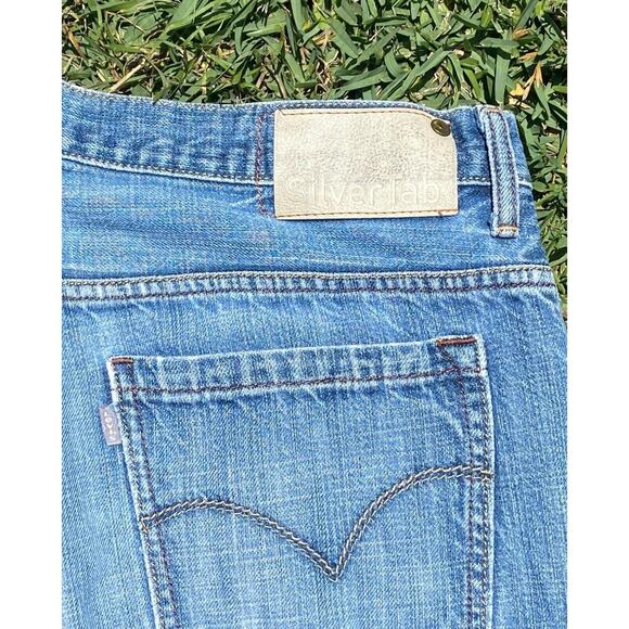 Vintage Y2K Levi’s SilverTab Baggy Fit Light Wash Blue Jeans Men’s 38x30 - Picture 6 of 11
